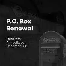 PO Box Renewal